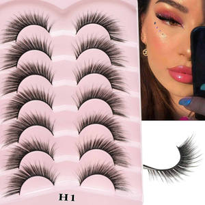 ชุดขนตาปลอมทำมือ10คู่3D ขน<span class=keywords><strong>ต</strong></span>าปลอมขนมิงค์เทียมจาก3D วีแกนทำด้วยมือ - Product Image 5