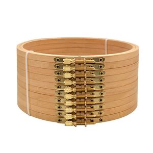 High Quality Round Knitting Tool Wooden Embroidery Hoop Cross Stitch <b>Ring</b> - Product Image 3