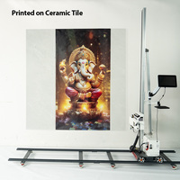 Imprimante à jet d'encre murale verticale 3D TMP1000, solvant écologique, UV, démontée en quatre parties, garantie 1 an, DX7 Flex, fabriqué en Chine