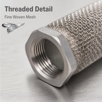 Cesta de Filtro de Acero Inoxidable Hecha a Medida Según Dibujo, 304 316L, Resistente a la Corrosión, Malla Precisa, Proveedor OEM ODM