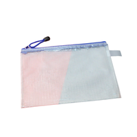 X515 Vente en gros de pochettes en maille imperméables, sacs de voyage multi-usages, sacs à fermeture éclair pour documents, pour le bureau et l'école