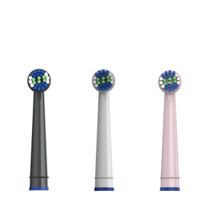 Round <b>Head</b> Electric <b>Toothbrush</b> Replacement Brush <b>Head</b> Soft Bristles For Gum Care Adult Use WS Series White Pink Black - Product Image 1