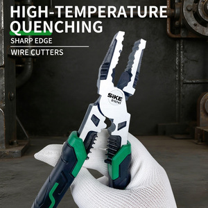 Alicates <span class=keywords><strong>El</strong></span>éctricos Multifuncionales OEM <span class=keywords><strong>de</strong></span> Grado Industrial, Herramientas para Pelar, Cortar y Crimpar Cables con Superficie <span class=keywords><strong>de</strong></span> Mordaza Dentada - Product Image 3