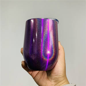 12oz <span class=keywords><strong>Arc</strong></span>-<span class=keywords><strong>En</strong></span>-<span class=keywords><strong>Ciel</strong></span> peinture Caméléon Paillettes 304 isotherme à Double paroi <span class=keywords><strong>En</strong></span> Acier Inoxydable gobelet d'eau - Product Image 4