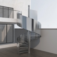 Escalier en colimaçon d'occasion à vendre, escalier en fer pour grenier, escalier d'extérieur, escalier de gym, escalier en colimaçon pour salle de sport