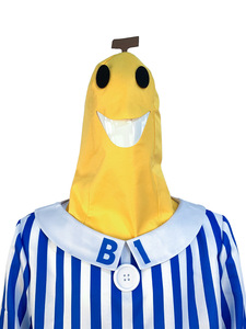 Costumes de personnage d'Halloween BX pour adultes, pyjamas de cosplay avec couvre-chef Bananaman, costume de banane - Product Image 2