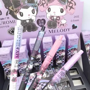 Venta al por mayor Sanrio Blind Box Pen 0,5mm Black Neutral Pen School Papelería Suministros Promoción