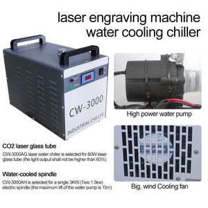 Système de refroidissement à eau pour tubes laser CO2 CW3000 à <span class=keywords><strong>prix</strong></span> avantageux, refroidisseur industriel - Product Image 5