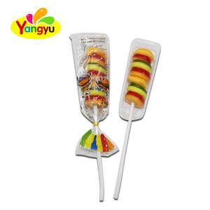 Burger Gummy Stick Lollipop permen lembut permen <span class=keywords><strong>Halal</strong></span> manis - Product Image 3