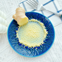Keramische milieuvriendelijke gember-knoflook-fruit babyvoedingsstamper/hakselaar, handbediend keukenhulpmiddel voor thuisgebruik