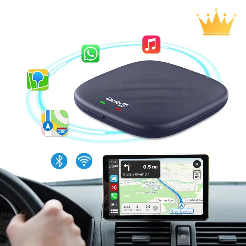 Carlinkit 8G + 128Gb Tbox Carplay Android 13 Ai Box Draadloze Adapter Android 13 Draagbare Carplay