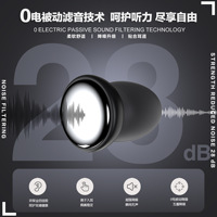 Bouchons d'oreilles anti-bruit réutilisables, haute fidélité, légers et confortables pour le sommeil, les voyages, les concerts, l'étude, le travail et les fêtes