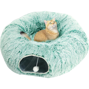 Il peluche multifunzionale portatile di alta qualità è comodo e caldo letto a <span class=keywords><strong>tunnel</strong></span> per gatti - Product Image 5