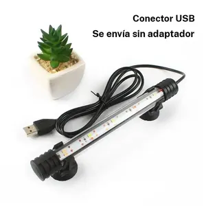 Wasserdichte Unterwasser-Aquarium-LED-Leuchte, USB-Niedervolt-Farbverstärker-Fischbeckenlampe, kompatibel mit 110V-Stromversorgung - Product Image 3