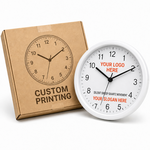 Genuine Factory-customized Quartz Wall Clock Coca-Cola Pattern Minimalist Design Silent Operation Plastic Material OEM