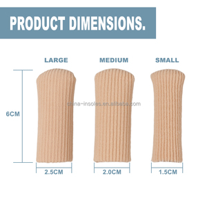 Ampoules de maïs callosités, tubes d'orteils, couvertures, protecteurs, séparateurs, tissu élastique décousable doublé de gel, manches d'orteils - Product Image 6