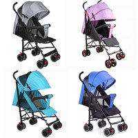 JXB Poussette de luxe pliable à une main Nouvelle arrivée Landau Designer Enfants Poussette légère pliable à 4 roues 20KG Charge