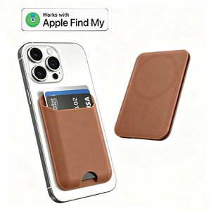 Find My Device <span class=keywords><strong>Air</strong></span> <span class=keywords><strong>Tag</strong></span> Magnet Wallet MFi Certificado Titular de la tarjeta de crédito Titulares de tarjetas de identificación Itag Phone Card Wallet Locator para iPhone - Product Image 1