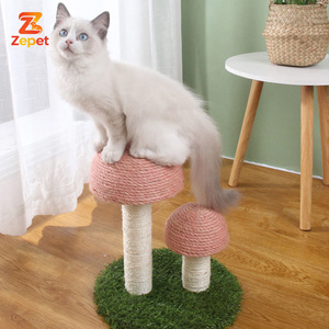 Nouveaux arbres à <span class=keywords><strong>chat</strong></span> et griffoirs en gros – Poteau à griffer pour <span class=keywords><strong>chat</strong></span> en sisal naturel de haute qualité, en forme de champignon, <span class=keywords><strong>arbre</strong></span> et tour à griffer pour <span class=keywords><strong>chat</strong></span> - Product Image 4