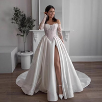<strong>Best</strong> <strong>Selling</strong> Empire Sweetheart Floor Length Embroidered Lace up Wedding Dresses for <strong>Bridesmaid</strong> Fashion