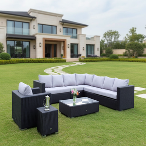 Audu Mauritius - Ensemble <span class=keywords><strong>de</strong></span> meubles <span class=keywords><strong>de</strong></span> <span class=keywords><strong>jardin</strong></span> modernes en rotin <span class=keywords><strong>de</strong></span> grande taille pour hôtels, cours, parcs, fermes - Confortable - Product Image 4