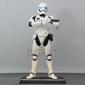 Statue de Stormtrooper grandeur nature de <span class=keywords><strong>Star</strong></span> <span class=keywords><strong>Wars</strong></span> Sculpture de décoration de maison en résine - Product Image 1