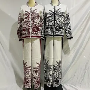 WD100179 stampa abbigliamento modesto per donne musulmane abbigliamento acrilico per la primavera autunno - Product Image 1