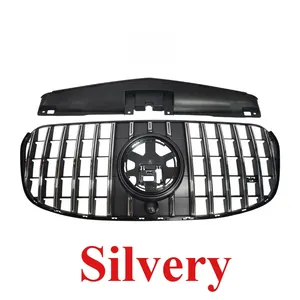 กระจังหน้าทรง Racing สำหรับ Mercedes Benz GLS X167 ปี 2024-2025 รุ่น GLS400 GLS450 GLS580  ตะแกรงกันชนหน้าแบบตาข่าย  ฝาครอบตกแต่ง - Product Image 2