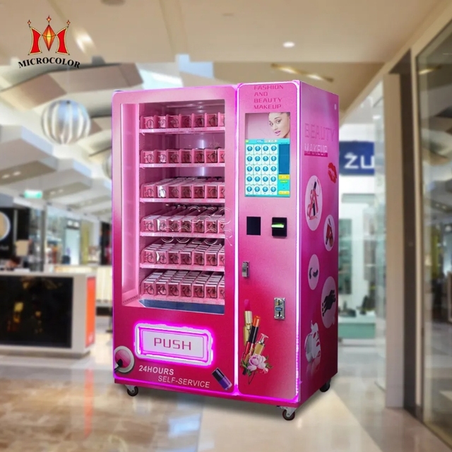 High Quality Commercial Automatic 24 Hours Self Service Drink Vending Machine Cosmetics Vending Machine With Coin/Bill Acceptor