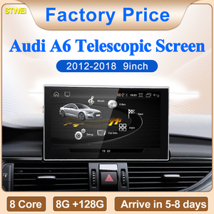 STWEI 8G 128G Android14 9 pouces Carplay AUTO pour AUDI 2012-2018 Année A6 A7 C7 Lecteurs vidéo de voiture GPS Navi Écran intelligent Bluetooth - Product Image 2