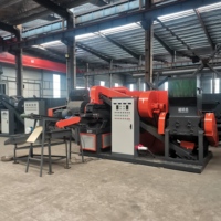 Mesin daur ulang mesin Granulator kabel tembaga jalur produksi dan pemisah kawat listrik untuk Granule tembaga