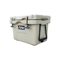 Glacière portable isotherme rotomoulée en plastique haute performance de 25 litres avec logo personnalisé