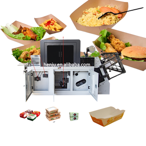 Gran oferta, cartón desechable, cartón para llevar, papel, comida, almuerzo, hamburguesa, caja, pegamento lateral, máquina para pegar, superventas globales - Product Image 1