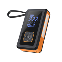 Démarreur de secours portable 8000 mAh en gros avec gonfleur de pneus 150 PSI, démarreur de voiture, batterie externe, booster de batterie