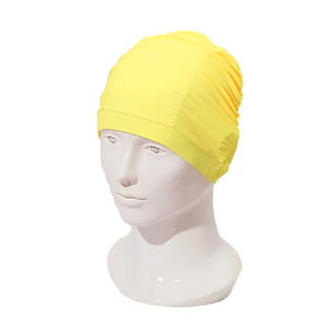 <span class=keywords><strong>Gorro</strong></span> <span class=keywords><strong>de</strong></span> Natación con Volantes Grandes y Diseño Floral en Color Puro - Nailon Suave, Duradero y Elástico, Espacioso para Cabello Largo, Unisex, para Playa y <span class=keywords><strong>Piscina</strong></span> - Product Image 1
