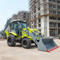 Nouvelle Mini-chargeuse-pelleteuse 4x4 de 8 tonnes avec moteur diesel CE EPA, Tracteur agricole et Excavatrice
