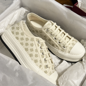 Luxury Designer Flat Skateboard shoes Men Fashion <b>Sneakers</b> High quality Platform Women's Canvas Casual Shoes Walking Style Shoes - Product Image 1