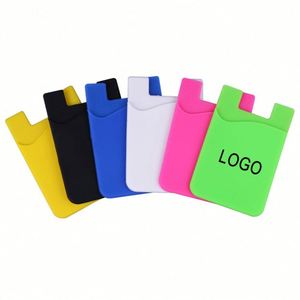 Funda de Silicona con Adhesivo Fuerte y Logotipo Personalizado, Tarjetero para Teléfono, Compatible con Todos los Smartphones - Product Image 4