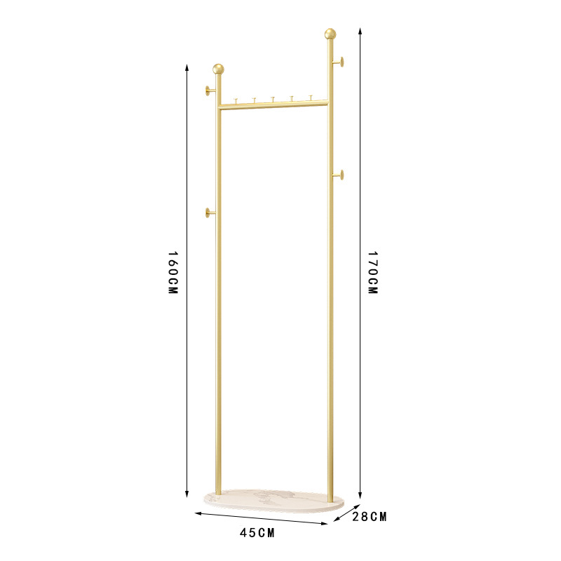 Estilo de cinco clavos engrosado - [Nano Gold White Marbl