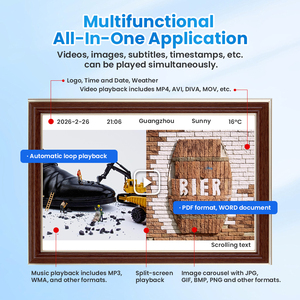 Marco Digital para Fotos y Videos YINGTOUCH de 32 Pulgadas, Marco de Madera con Pantalla Táctil HD, Marco para Arte, Fotos y Señalización, con WiFi y <span class=keywords><strong>Video</strong></span> - Product Image 5