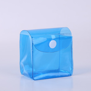 Custom 3D <b>Transparent</b> PVC <b>Bag</b> Snap Button Doll Display <b>Bag</b> Blind Box Figure Storage <b>Bag</b> Portable Collectibles Organizer - Product Image 2