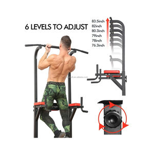 Barra Horizontal de Acero para Entrenamiento, Soporte para Dominadas, Barras Paralelas, Soporte para Flexiones, Torre de Potencia, Estación de Dip - Product Image 2