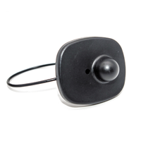 YRFD-002 Capteur antivol pour magasin de détail 8,2 MHz Étiquette de sécurité rigide avec broches Mini étiquette carrée EAS pour vêtements Alarme pour vêtements