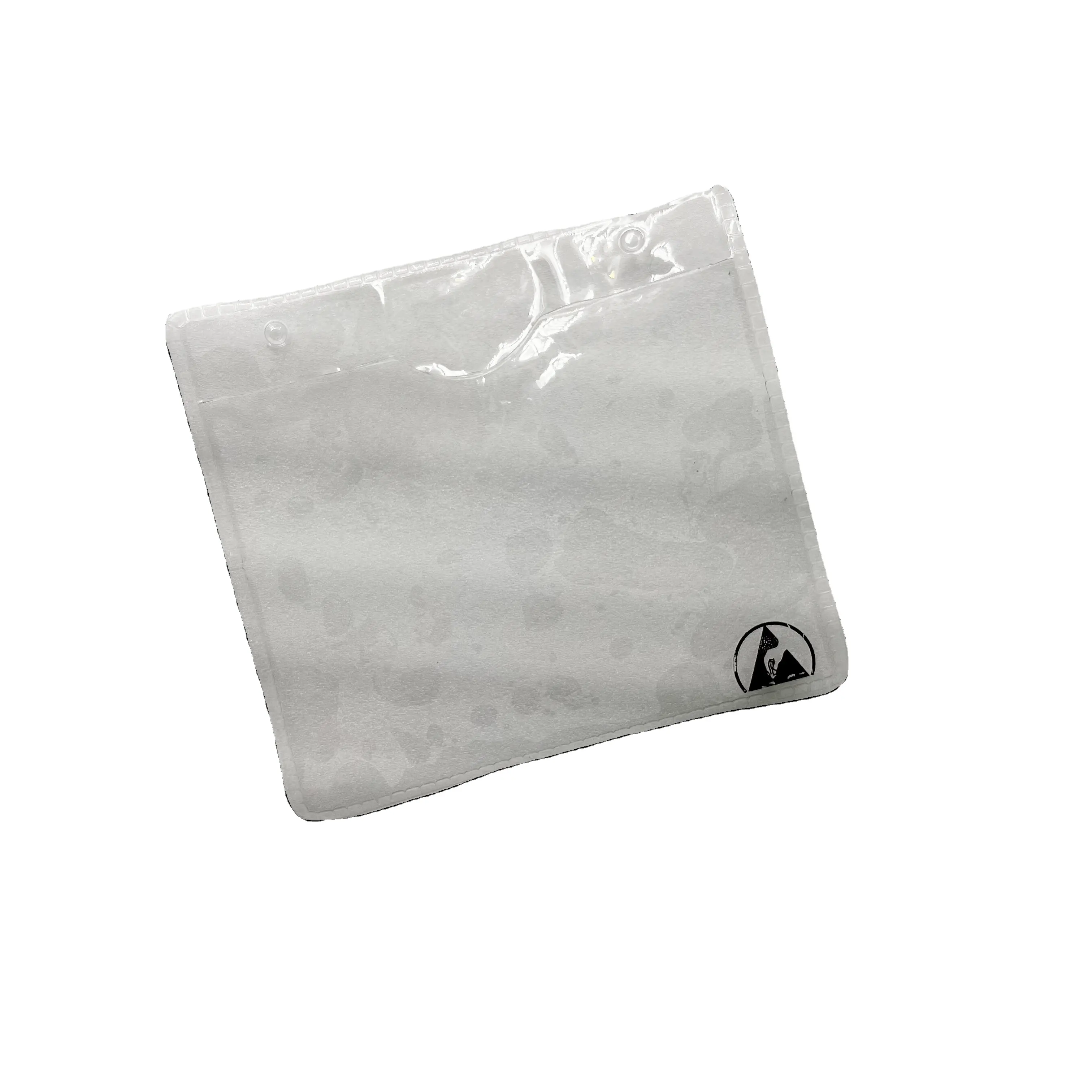 Vendita calda di alta qualità ESD in PVC trasparente titolare di carta morbida porta badge identificativo per la scuola di ufficio