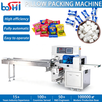 Équipement d'emballage automatique Flowpack, machines d'emballage horizontales de type Form Fill Seal, machines d'emballage pour aliments, bonbons et confiseries