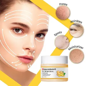 निजी लेबल मुँहासे उपचार त्वचा देखभाल सेट एंटीएजिंग फेस क्रीम चेहरे के लिए विटामिन सी सीरम हल्दी त्वचा देखभाल सेट फेस क्रीम