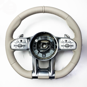 Volant chauffant et vibrant personnalisé pour <span class=keywords><strong>Mercedes</strong></span>-Benz AMG Classe G W460 W463 W465 GLA C117 250 <span class=keywords><strong>200</strong></span> C118 <span class=keywords><strong>CLK</strong></span> W209 GLE W167 C257 - Product Image 2