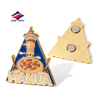 LZY, fabricant depuis 20 ans, aimants de réfrigérateur en métal 2D avec logo personnalisé, émail souple, souvenirs touristiques de ville, autocollants magnétiques pour réfrigérateur