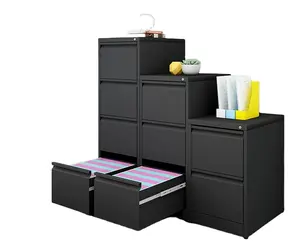 2/3/4 Drawer Metal File Cabinet Office Furniture Document Storage Cabinet