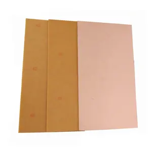 Hoja laminada revestida de cobre fenólico para PCB, base de papel FR1